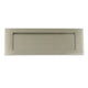 Large Front Door Letter Plate (Accepts A4) - 305mm x 102mm (12" x 4") - Satin Chrome