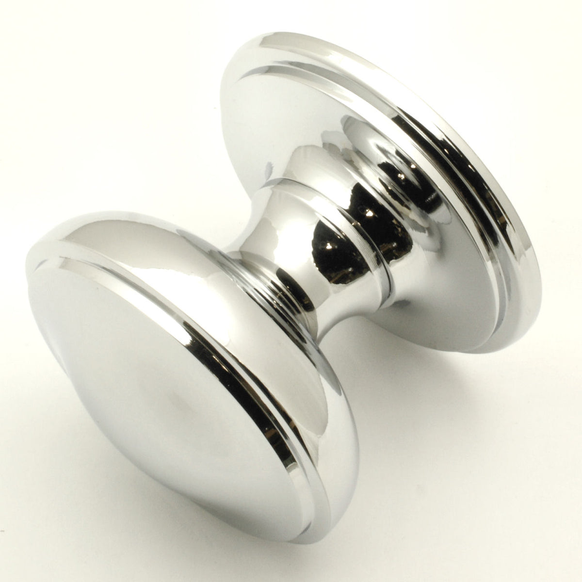 Princess Pattern - Front Door Knob - Polished Chrome - G Johns & Sons Ltd - Architectural Ironmongery
