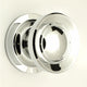 Victorian Style Centre Door Knob - Polished Chrome