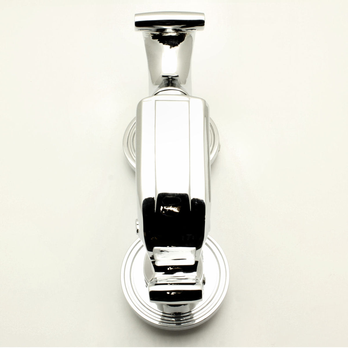 Doctors Style Front Door Knocker - Polished Chrome - G Johns & Sons Ltd - Architectural Ironmongery