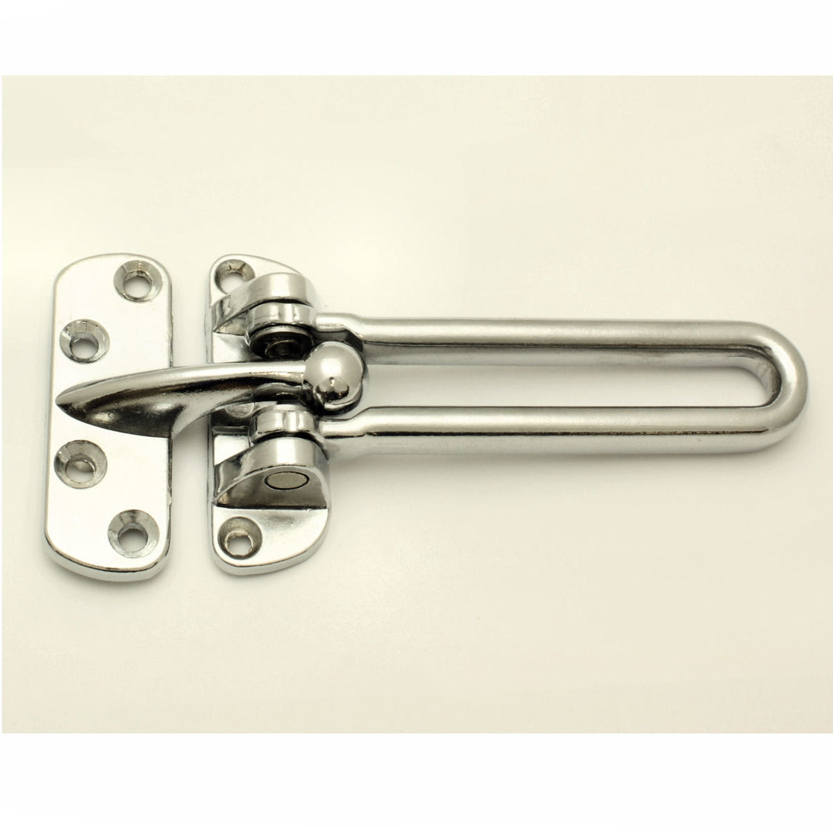 Front Door Guard (Hotel Room Guard) - Polished Chrome - G Johns & Sons Ltd - Architectural Ironmongery