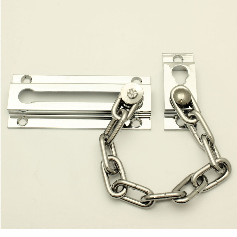 Front Door Security Chain - Polished Chrome