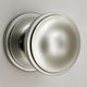 Princess Pattern - Front Door Knob - Satin Chrome