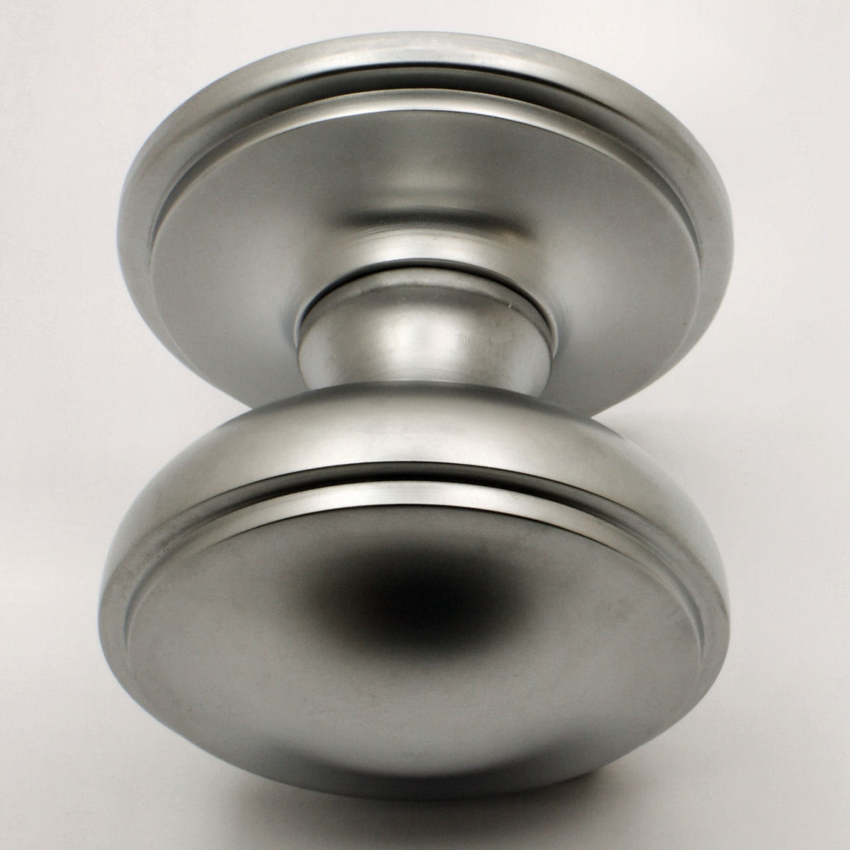 Princess Pattern - Front Door Knob - Matt Chrome - G Johns & Sons Ltd - Architectural Ironmongery