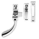 Bulb End Window Fastener - Suitable For Use On Weather Stripped Windows - Polished Chrome