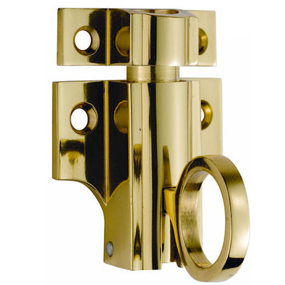 Architectural Quality - Fanlight Window Catch - Polished Brass (Lacquered)