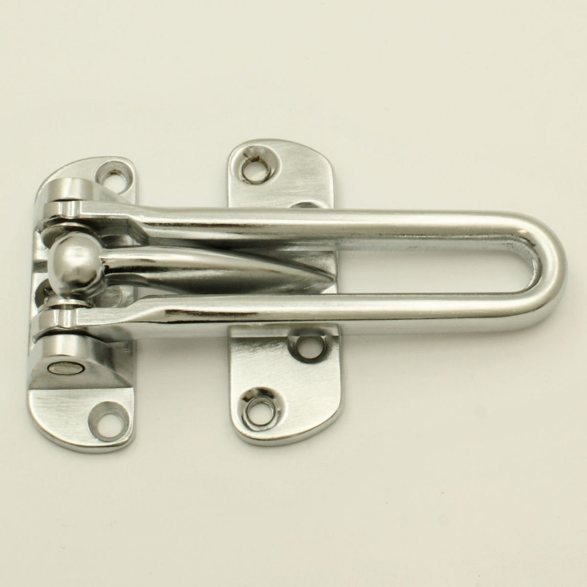 Front Door Guard (Hotel Room Guard) - Satin Chrome - G Johns & Sons Ltd - Architectural Ironmongery