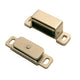 Strong Magnetic Catch For Cupboard Doors - 6kg Pull - Polished Brass Plated