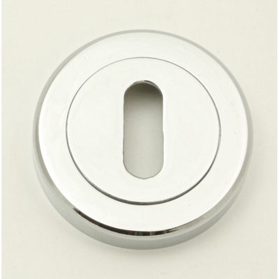 Standard Profile Round Escutcheon - Polished Chrome