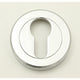 Euro Profile Round Escutcheon - Polished Chrome