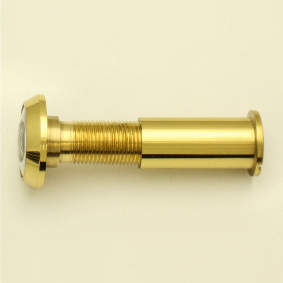180 Degree Wide Angle Door Viewer - Polished Brass - G Johns & Sons Ltd - Architectural Ironmongery
