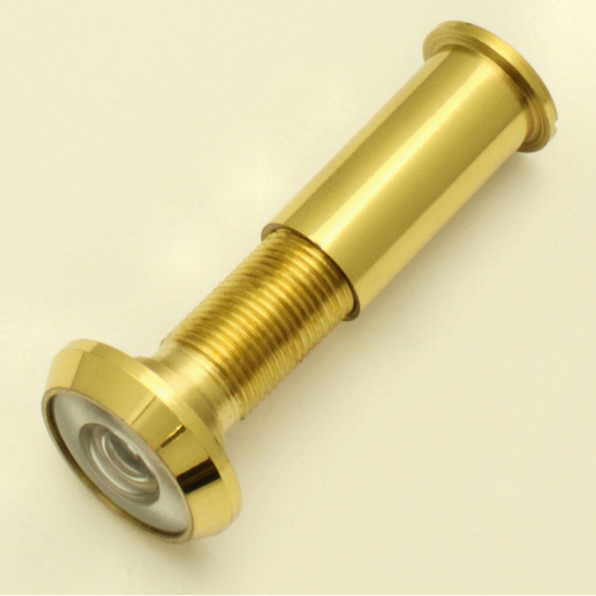 180 Degree Wide Angle Door Viewer - Polished Brass - G Johns & Sons Ltd - Architectural Ironmongery