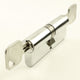 5 Pin - Euro Profile Cylinders - Key / Key - Polished Chrome - Suitable For Use With FD30 / FD60 Fire Doors