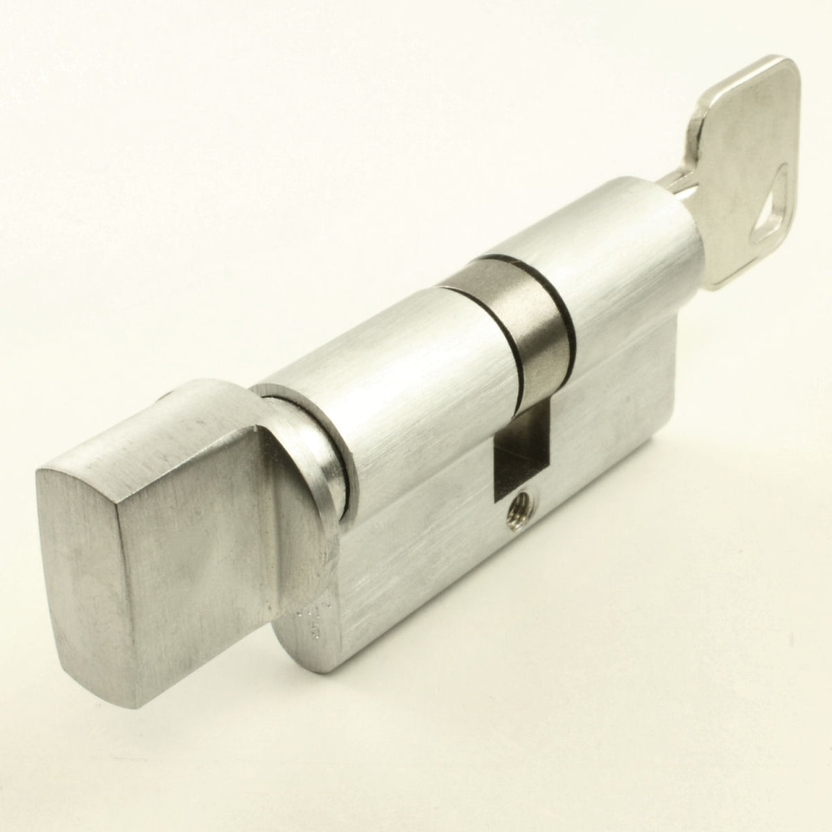5 Pin - Euro Profile Cylinders - Key / Turn - Satin Chrome