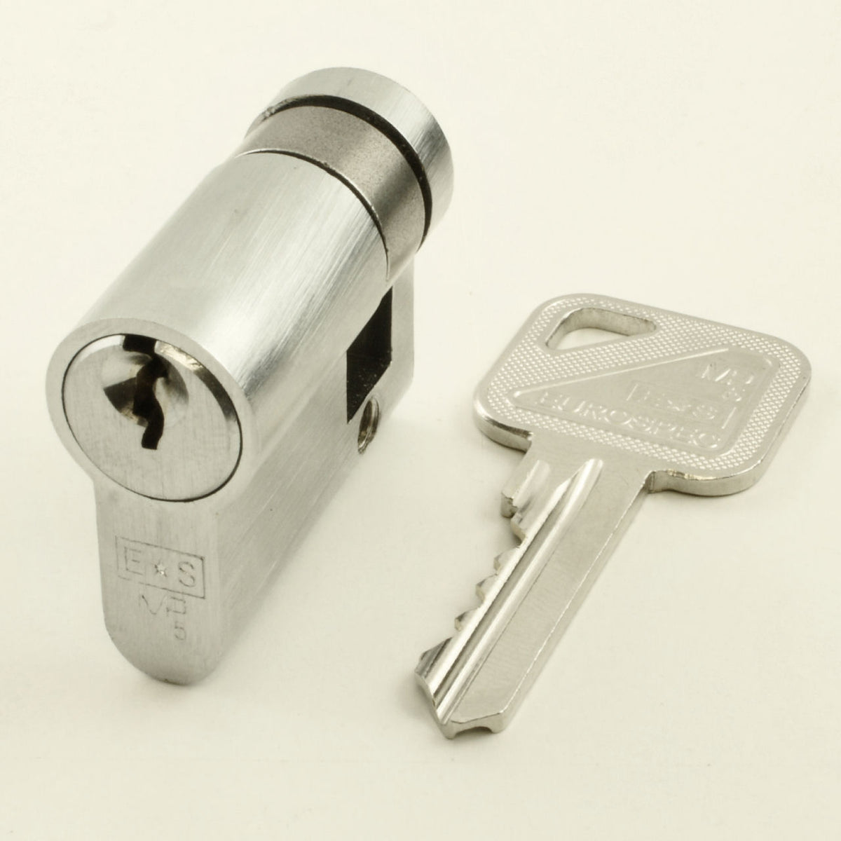 5 Pin - Euro Profile Single Cylinders - Satin Chrome