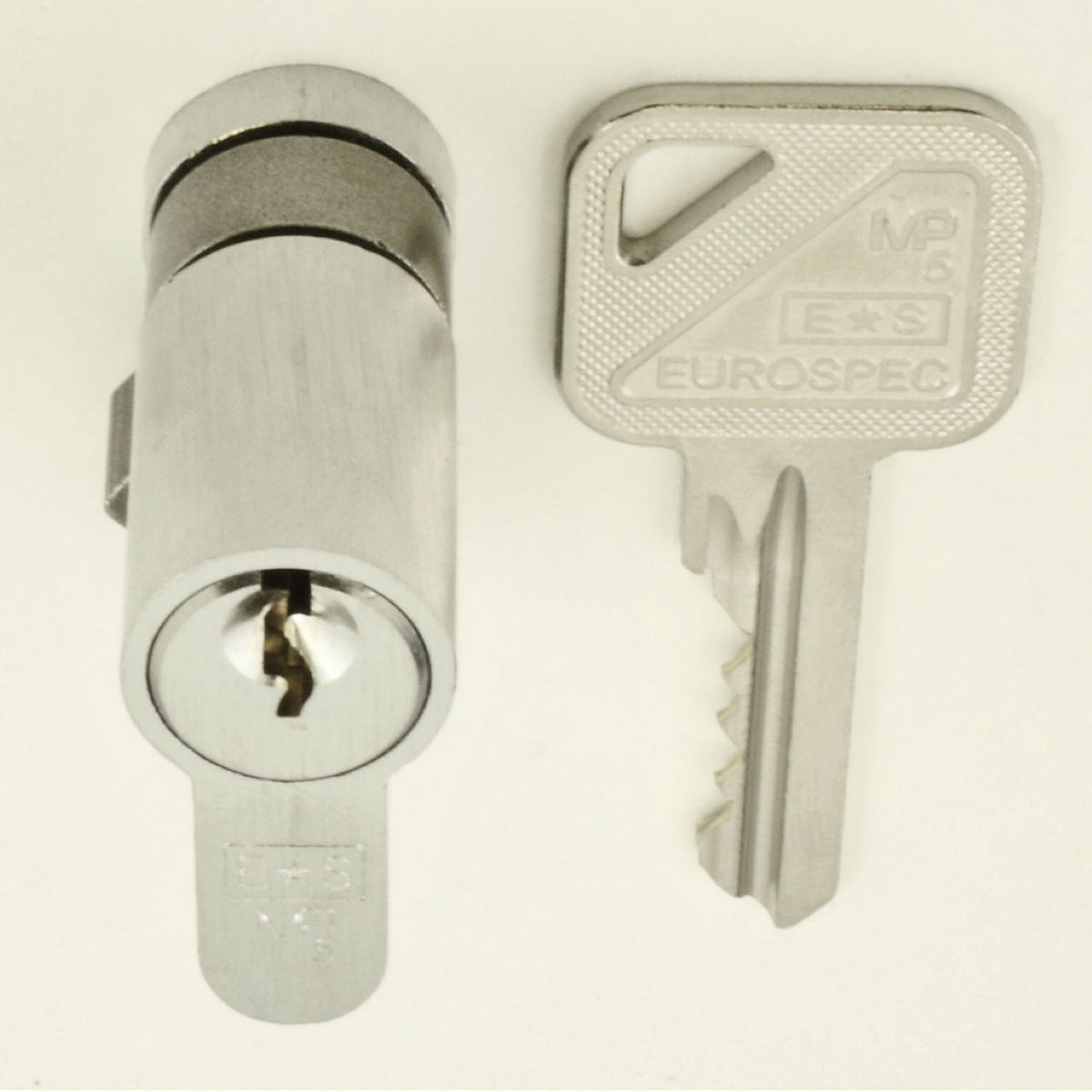 Eurospec 5 Pin - Euro Profile Single Cylinders - Satin Chrome - G Johns & Sons Ltd - Architectural Ironmongery
