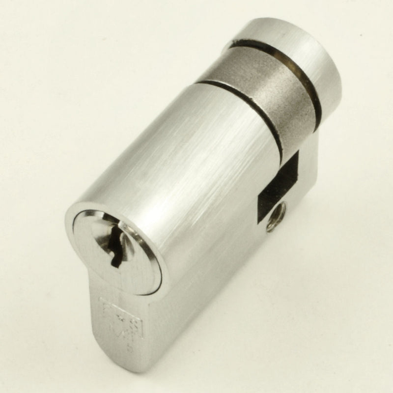 Eurospec 5 Pin - Euro Profile Single Cylinders - Satin Chrome - G Johns & Sons Ltd - Architectural Ironmongery