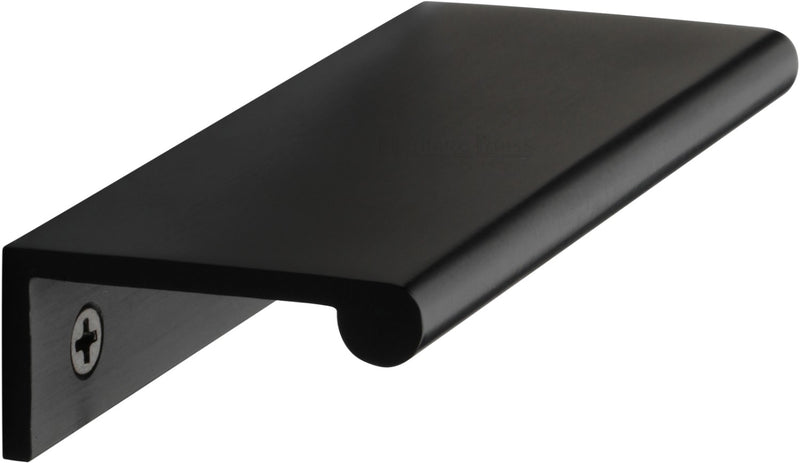 Rear Fixing Finger Edge Pull - With Rounded Edge Design - Available In 3 Sizes - Matt Bronze