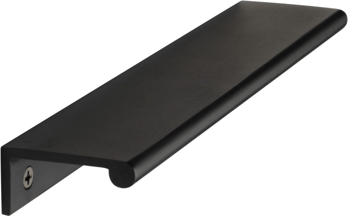 Rear Fixing Finger Edge Pull - With Rounded Edge Design - Available In 3 Sizes - Matt Bronze