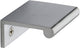 Rear Fixing Finger Edge Pull - With Rounded Edge Design - Available In 3 Sizes - Satin Chrome