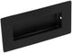 Rectangular Design Flush Pull Handle - Tested For Use On FD30 Fire Doors - 100mm x 50mm - Matt Black