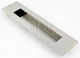 Large Rectangular Design Flush Pull Handle For Sliding Doors - 220mm Long x 55mm Wide - Satin Stainless Steel