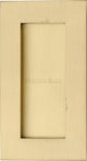 Rectangular Flush Pull Handle For Sliding Pocket Doors - Three Sizes Available - Satin Brass (Lacquered)