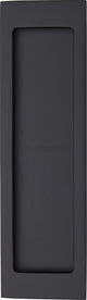 Rectangular Flush Pull Handle For Sliding Pocket Doors - 197mm x 57mm - Matt Black