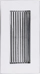 Rectangular Reeded Flush Pull Handle For Sliding Pocket Doors - Three Sizes Available - Polished Chrome