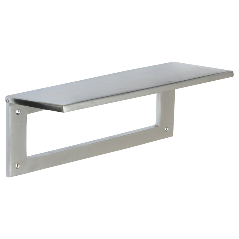 Internal Door Tidy with Draught Excluder - Two Sizes - Satin Chrome
