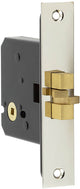 Sliding Door - Bathroom Claw Lock - 76mm Case Depth - Polished Chrome