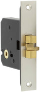 Sliding Door - Bathroom Claw Lock - 76mm Case Depth - Satin Chrome