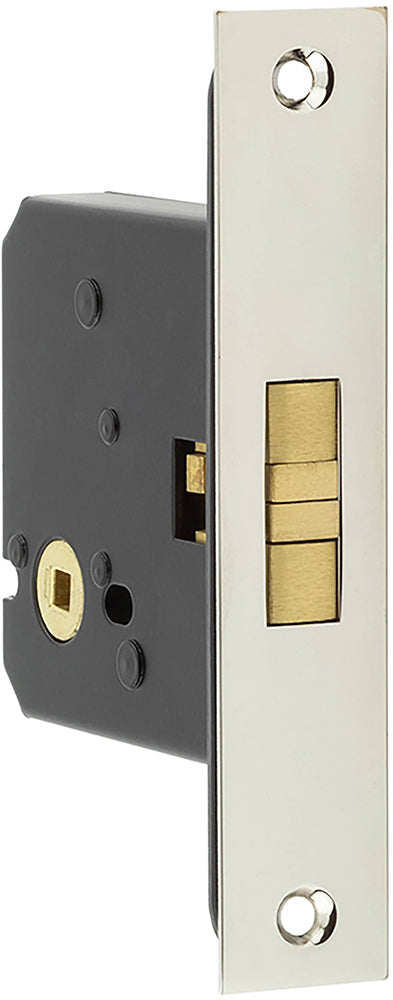 Sliding Door - Bathroom Claw Lock - 76mm Case Depth - Polished Chrome - Closed