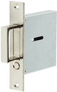Pocket Door Pop Out Edge Pull - Spring Loaded - 88mm Case Depth - Polished Chrome
