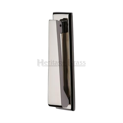 Traditional Slim Door Knocker - Polished Nickel