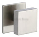 Traditional Square Centre Door Knob - Satin Nickel
