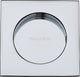 Squared Flush Pull Handle For Sliding Pocket Doors - 63mm x 63mm - Polished Chrome