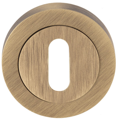 Standard Profile Escutcheon - Antique Brass (Lacquered)