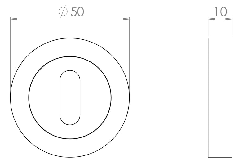 Standard Profile Escutcheon - Diagram