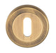 Standard Profile Escutcheon On Concealed Fix Round Rose - Antique Brass (Lacquered)