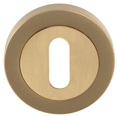 Standard Profile Escutcheon - Satin Brass (Lacquered)