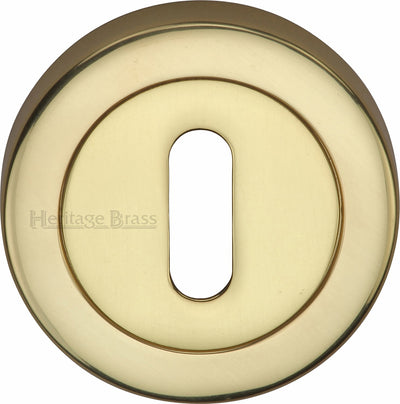 Standard Profile Round Rose Escutcheons - Polished Brass (Lacquered)