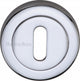 Standard Profile Round Rose Escutcheons - Polished Chrome