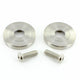 Face Fix Rose Kit For 19mm - 32mm Diameter Pull Handles - Satin Stainless Steel