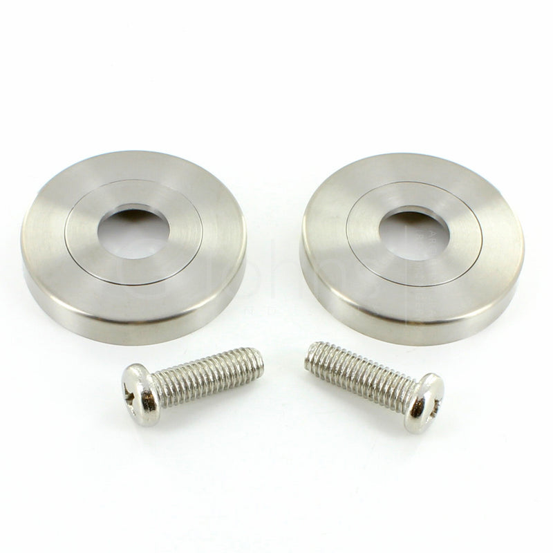 Face Fix Rose Kit For 19mm - 32mm Diameter Pull Handles - Satin Stainless Steel