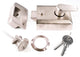 Surface Mounted Night Latch - Satin Nickel