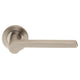 Lubecca Round Rose Lever Handles - Suitable For Use With FD30 / FD60 Fire Doors - Satin Stainless Steel