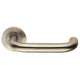 Return To Door Round Rose Lever Handles - BS8300 / ADM Approved - Heavy Duty Grade 4 - Suitable For Use With FD30 / FD60 Fire Doors - Satin Stainless Steel