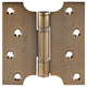 Thrust Bearing Parliament Hinges - Grade 13 - Fire Rated - CE / UKCA Marked - Certifire Approved - 120kg Weight Limit - 102mm x 50mm x 102mm - Matt Antique Brass (Lacquered)