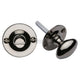 Oval Thumbturn & Release - Polished Nickel